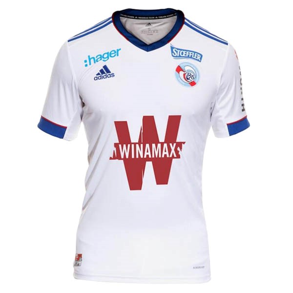 Tailandia Camiseta Estrasburgo 2ª Kit 2020 2021 Blanco